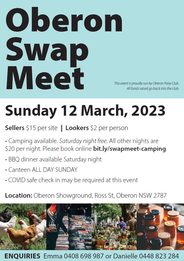 OBERON SWAP MEET IN OBERSON NSW 2787 JUST CARS